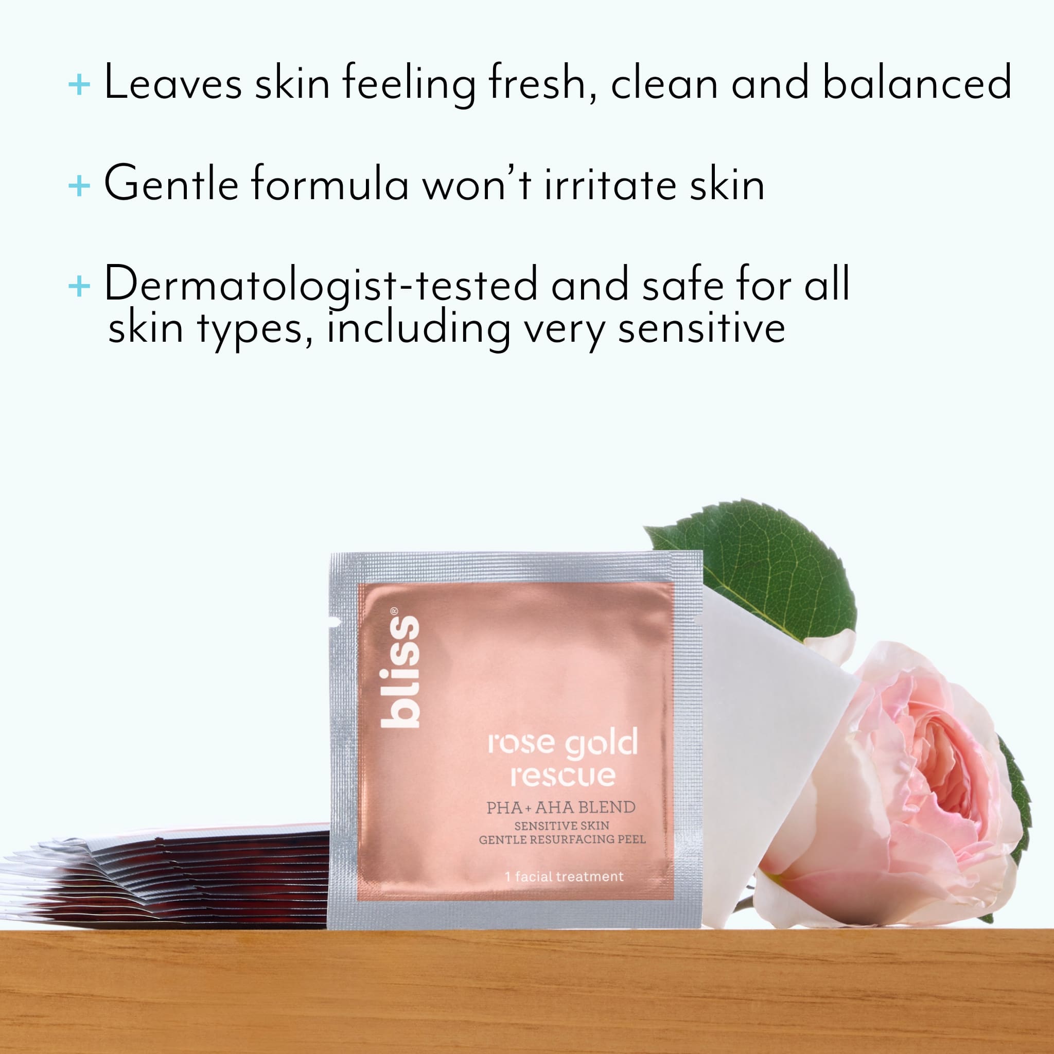 Laurageller Rose Gold Rescue Sensitive Skin Resurfacing Pads (15ct) - Image 3