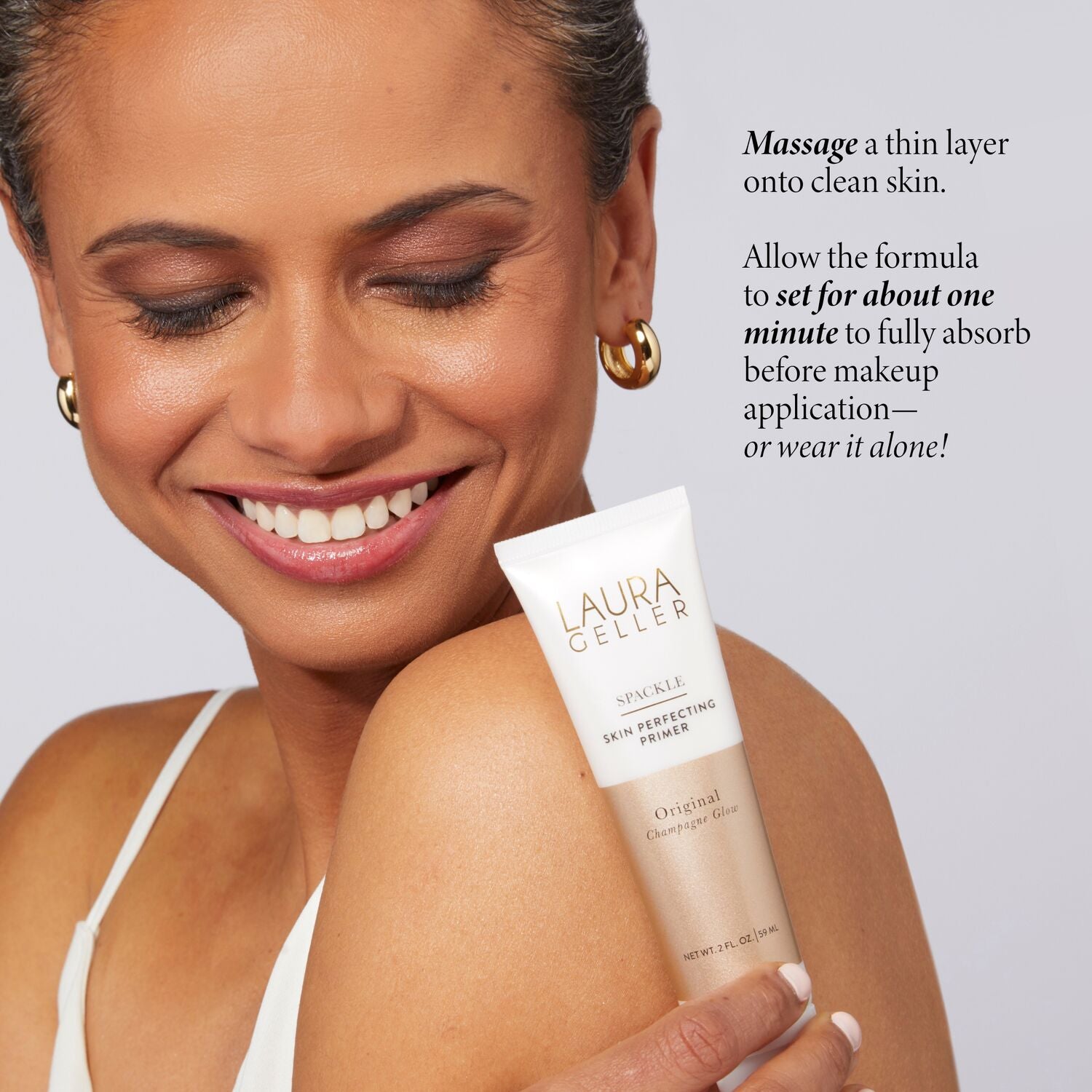 Laurageller Spackle Skin Perfecting Primer: Original Champagne Glow - Image 7