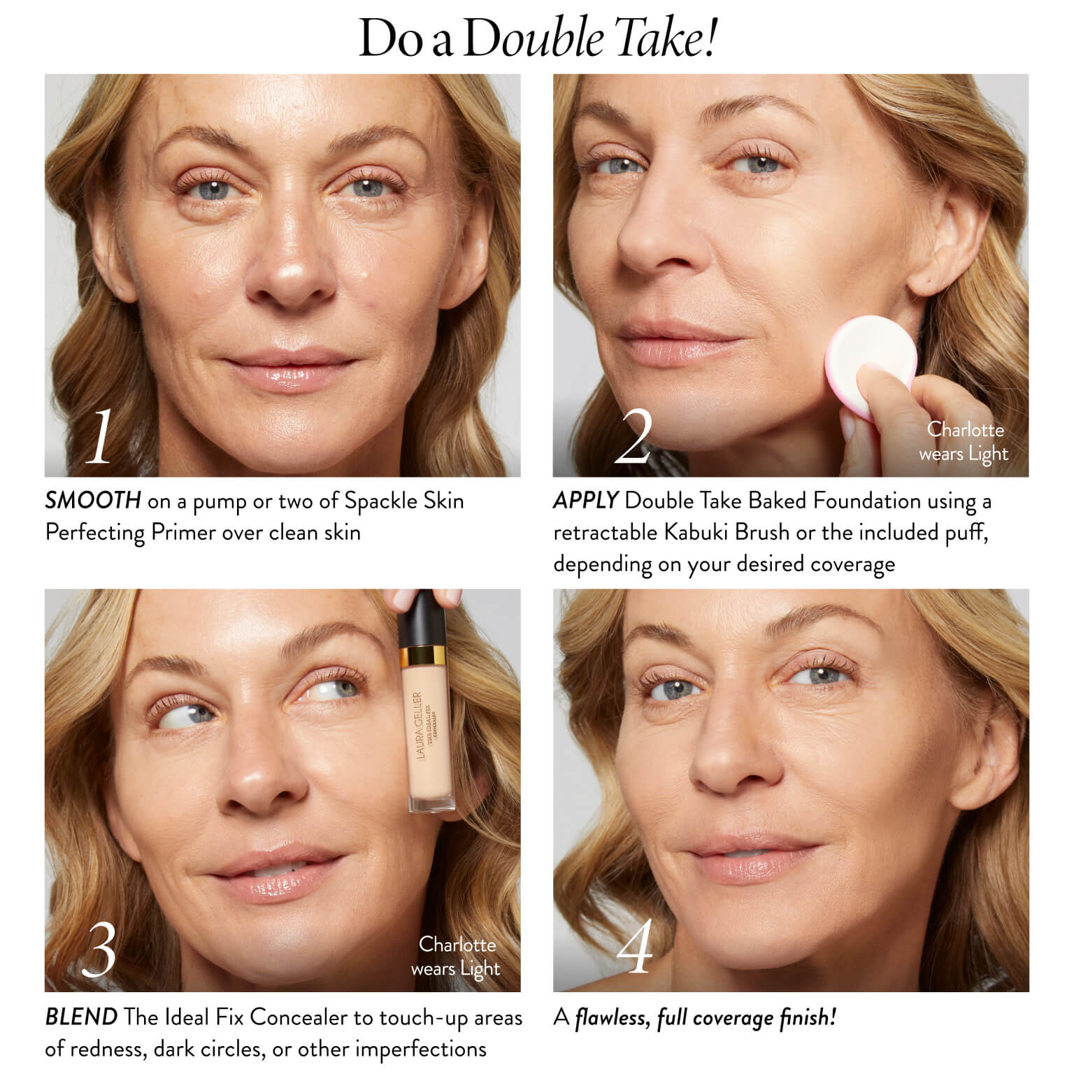 Laurageller Double Take Baked Full Coverage Foundation - Image 8