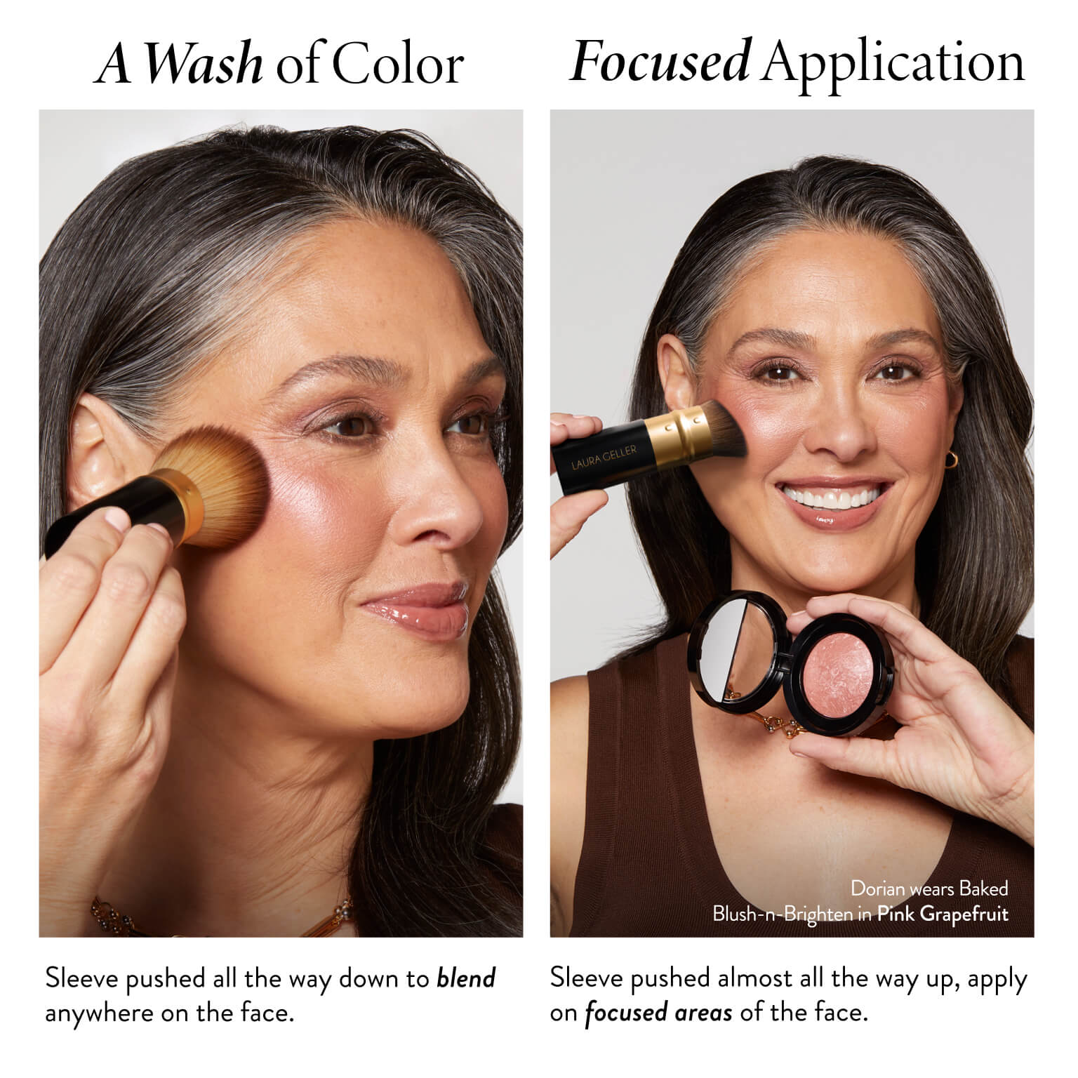 Laurageller Retractable Angled Kabuki Brush - Image 2